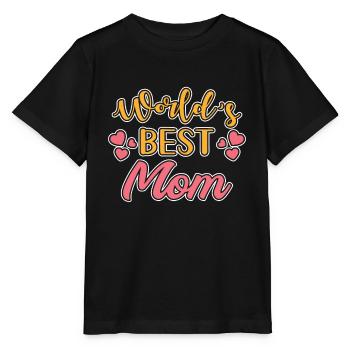 Weltbeste Mama - Stanley/Stella Kinder T-Shirt MINI CREATOR  - Schwarz - Vorne - Mikhail (115cm)