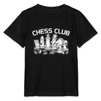 Club d’échecs Club d’échecs Cadeau - T-shirt bio MINI CREATOR Stanley/Stella Enfant - noir - Devant - Mikhail (115cm)