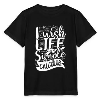 Simple as calculus - Stanley/Stella MINI CREATOR Kids’ T-Shirt - black - Front - Mikhail (115cm)