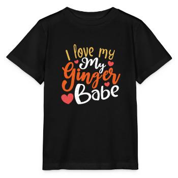 Roux Gingembre Cheveux Roux Drôle Gingembre Cheveux - T-shirt bio MINI CREATOR Stanley/Stella Enfant - noir - Devant - Mikhail (115cm)