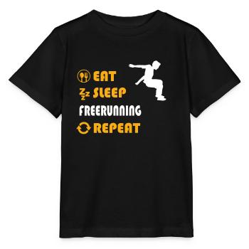 T-shirt graphique Freerunning - T-shirt bio MINI CREATOR Stanley/Stella Enfant - noir - Devant - Mikhail (115cm)