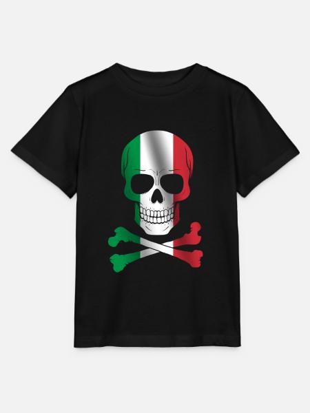 Italien Flagge - Stanley/Stella Kinder T-Shirt MINI CREATOR - Schwarz