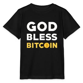 Bitcoin - Stanley/Stella MINI CREATOR Kids’ T-Shirt - black - Front - Mikhail (115cm)