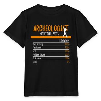 Ingrédients archéologues - T-shirt bio MINI CREATOR Stanley/Stella Enfant - noir - Devant - Mikhail (115cm)