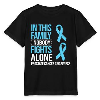 Prostate Cancer Prostate Cancer Chemo - Stanley/Stella MINI CREATOR Kids’ T-Shirt - black - Front - Mikhail (115cm)