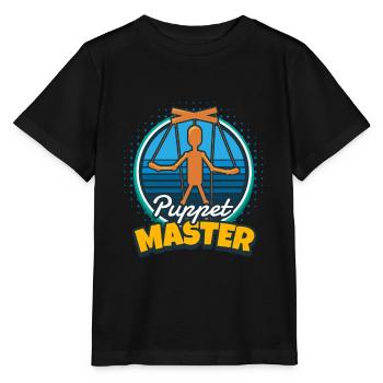 Puppet Master Puppenspieler Puppe - Stanley/Stella Kinder T-Shirt MINI CREATOR  - Schwarz - Vorne - Mikhail (115cm)