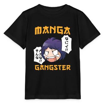 Manga Gangster - Stanley/Stella MINI CREATOR Kids’ T-Shirt - black - Front - Mikhail (115cm)