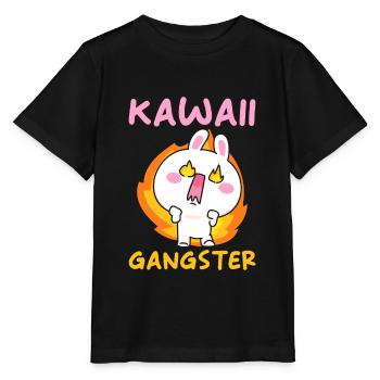 Kawaii Gangster - T-shirt bio MINI CREATOR Stanley/Stella Enfant - noir - Devant - Mikhail (115cm)