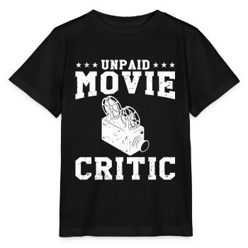 Cinema Outfit Critique de cinéma Fan de cinéma et cinéphile - T-shirt bio MINI CREATOR Stanley/Stella Enfant - noir - Devant - Mikhail (115cm)