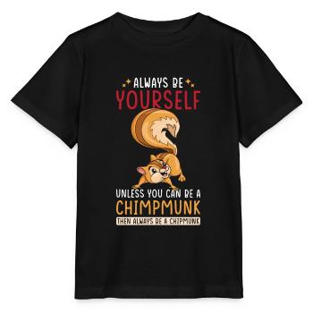Chipmunk - Stanley/Stella MINI CREATOR Kids’ T-Shirt - black - Front - Mikhail (115cm)