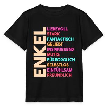 Enkel - Stanley/Stella Kinder T-Shirt MINI CREATOR  - Schwarz - Vorne - Mikhail (115cm)