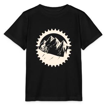 Mountainbike MTB Downhill Biking - MTB Trail - Stanley/Stella Kinder T-Shirt MINI CREATOR  - Schwarz - Vorne - Mikhail (115cm)