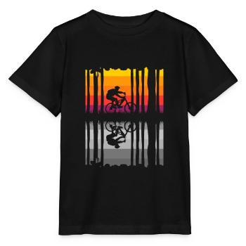 Reflection Mountain Bike MTB - Extreme MTB Sport - Stanley/Stella MINI CREATOR Kids’ T-Shirt - black - Front - Mikhail (115cm)