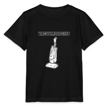 Vacuumologist Cleaning Lady - Stanley/Stella MINI CREATOR Kids’ T-Shirt - black - Front - Mikhail (115cm)