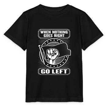 Conception de gauche pour un socialiste - T-shirt bio MINI CREATOR Stanley/Stella Enfant - noir - Devant - Mikhail (115cm)