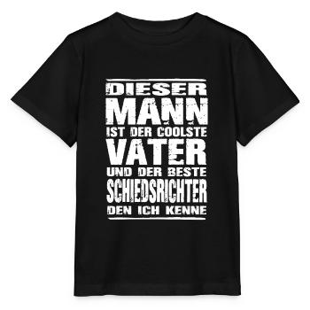 Schiedsrichter - Stanley/Stella Kinder T-Shirt MINI CREATOR  - Schwarz - Vorne - Mikhail (115cm)