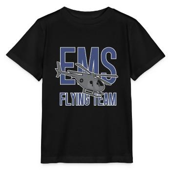hélicoptère Pilote d’hélicoptère - T-shirt bio MINI CREATOR Stanley/Stella Enfant - noir - Devant - Mikhail (115cm)