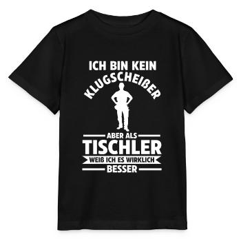 Tischler - Stanley/Stella Kinder T-Shirt MINI CREATOR  - Schwarz - Vorne - Mikhail (115cm)