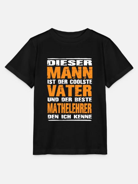 Mathelehrer - Stanley/Stella Kinder T-Shirt MINI CREATOR  - Schwarz