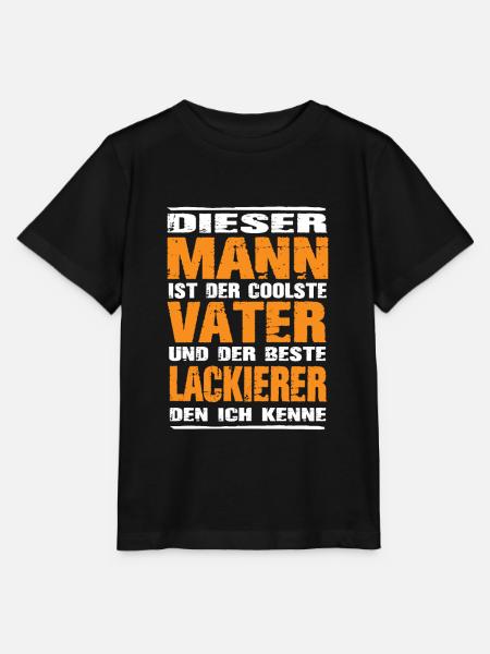 Lackierer - Stanley/Stella Kinder T-Shirt MINI CREATOR - Schwarz