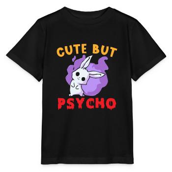 Mignon mais Psycho Hase Goth - T-shirt bio MINI CREATOR Stanley/Stella Enfant - noir - Devant - Mikhail (115cm)
