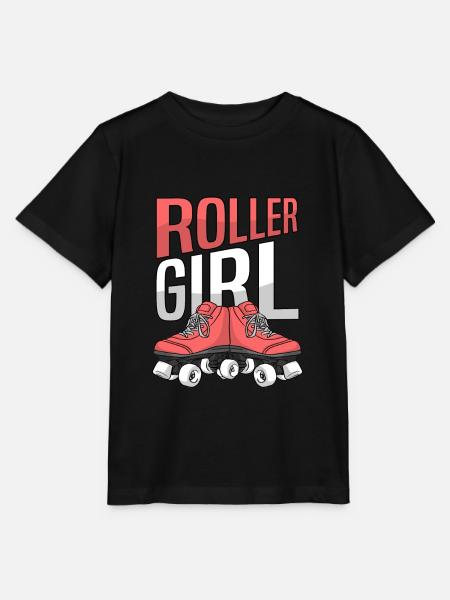 Roller Skates Running Roller Skates - Stanley/Stella MINI CREATOR Kids’ T-Shirt - black