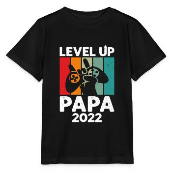 Niveau Supérieur Papa 2022 - T-shirt bio MINI CREATOR Stanley/Stella Enfant - noir - Devant - Mikhail (115cm)