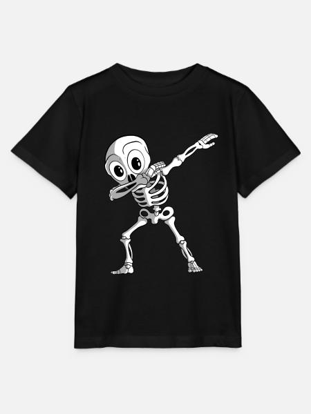 Dabbing Gerippe Dab Skelett - T-shirt MINI CREATOR barn från Stanley/Stella - svart