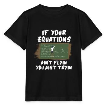Mathématiques Mathématiques - T-shirt bio MINI CREATOR Stanley/Stella Enfant - noir - Devant - Mikhail (115cm)