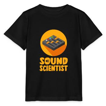 Tontechniker Sound Audio Engineer - Stanley/Stella Kinder T-Shirt MINI CREATOR  - Schwarz - Vorne - Mikhail (115cm)