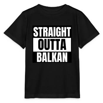 Balkan Hrvatska Apc Balkan Jebiga Hrvatska Kroate - Stanley/Stella Kinder T-Shirt MINI CREATOR  - Schwarz - Vorne - Mikhail (115cm)