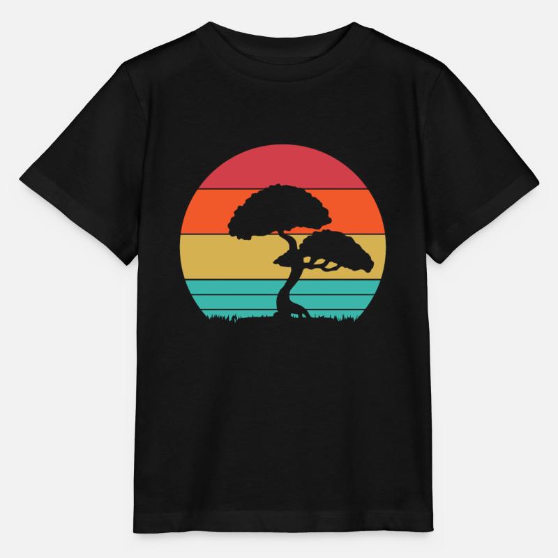 Bonsai - Stanley/Stella Kinder T-Shirt MINI CREATOR  - Schwarz