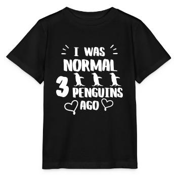 Cool Penguin Tshirt - Stanley/Stella Kinder T-Shirt MINI CREATOR  - Schwarz - Vorne - Mikhail (115cm)