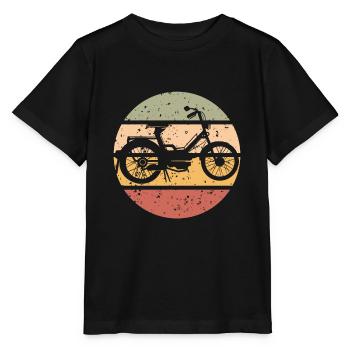 Moped Moped Moped Rider - Stanley/Stella MINI CREATOR Kids’ T-Shirt - black - Front - Mikhail (115cm)
