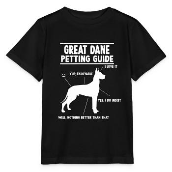 Guide des grands danois Witzges Grands Danois - T-shirt bio MINI CREATOR Stanley/Stella Enfant - noir - Devant - Mikhail (115cm)