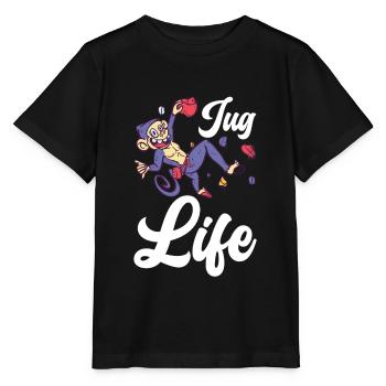 Grimpeurs Grimpeurs - T-shirt bio MINI CREATOR Stanley/Stella Enfant - noir - Devant - Mikhail (115cm)
