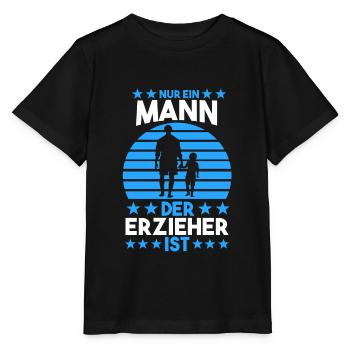 Kindergärtner Erzieher - Stanley/Stella Kinder T-Shirt MINI CREATOR  - Schwarz - Vorne - Mikhail (115cm)