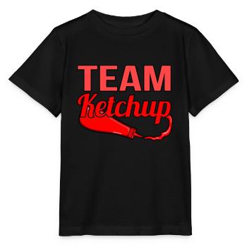 Team ketchup geschenk - Stanley/Stella Kinder T-Shirt MINI CREATOR  - Schwarz - Vorne - Mikhail (115cm)