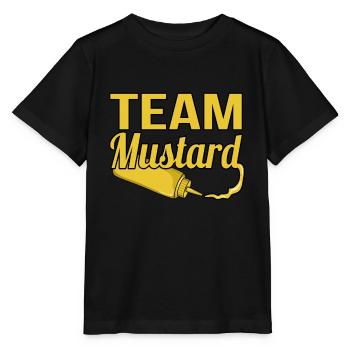 Cadeau à la moutarde d’équipe - T-shirt bio MINI CREATOR Stanley/Stella Enfant - noir - Devant - Mikhail (115cm)