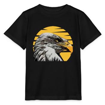Bald Eagle - Stanley/Stella MINI CREATOR Kids’ T-Shirt - black - Front - Mikhail (115cm)