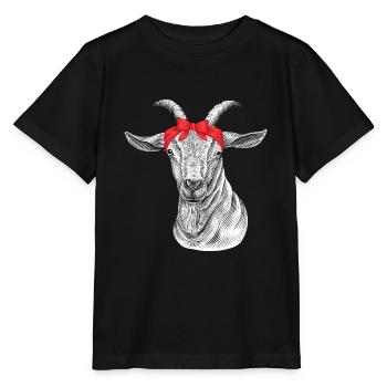 Chèvre Chèvre Chèvres - T-shirt bio MINI CREATOR Stanley/Stella Enfant - noir - Devant - Mikhail (115cm)