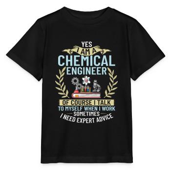 Chemical Engineer Chemical Engineering Science - Stanley/Stella MINI CREATOR Kids’ T-Shirt - black - Front - Mikhail (115cm)