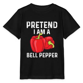 Paprika lovers - Stanley/Stella MINI CREATOR Kids’ T-Shirt - black - Front - Mikhail (115cm)
