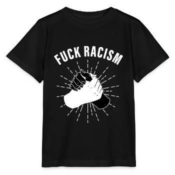 Anti Rassismus - Stanley/Stella Kinder T-Shirt MINI CREATOR  - Schwarz - Vorne - Mikhail (115cm)