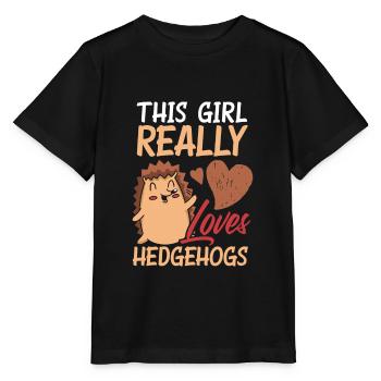 Hérisson Hérisson Hérisson - T-shirt bio MINI CREATOR Stanley/Stella Enfant - noir - Devant - Mikhail (115cm)