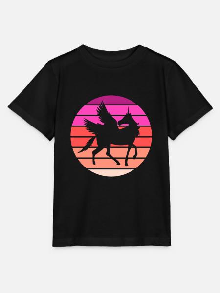 Pegasus - Stanley/Stella Kinder T-Shirt MINI CREATOR  - Schwarz