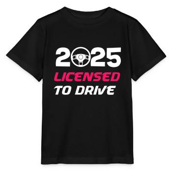 Driver's License Passed Gift - Stanley/Stella MINI CREATOR Kids’ T-Shirt - black - Front - Mikhail (115cm)