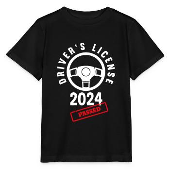 Driver's License Passed Gift - Stanley/Stella MINI CREATOR Kids’ T-Shirt - black - Front - Mikhail (115cm)