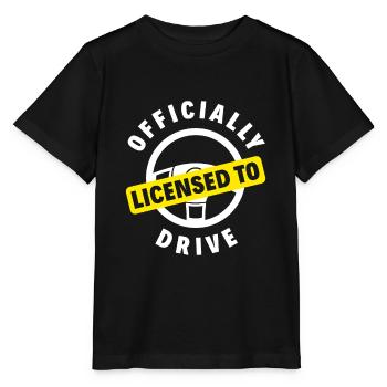 Driver's License Passed Gift - Stanley/Stella MINI CREATOR Kids’ T-Shirt - black - Front - Mikhail (115cm)