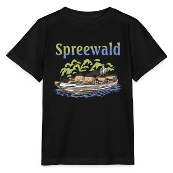 SPREEWALD - Stanley/Stella Kinder T-Shirt MINI CREATOR  - Schwarz - Vorne - Mikhail (115cm)